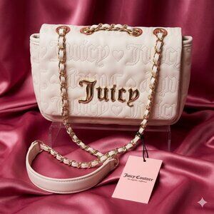 NWT Juicy Couture Gold / Cream Medium Bag